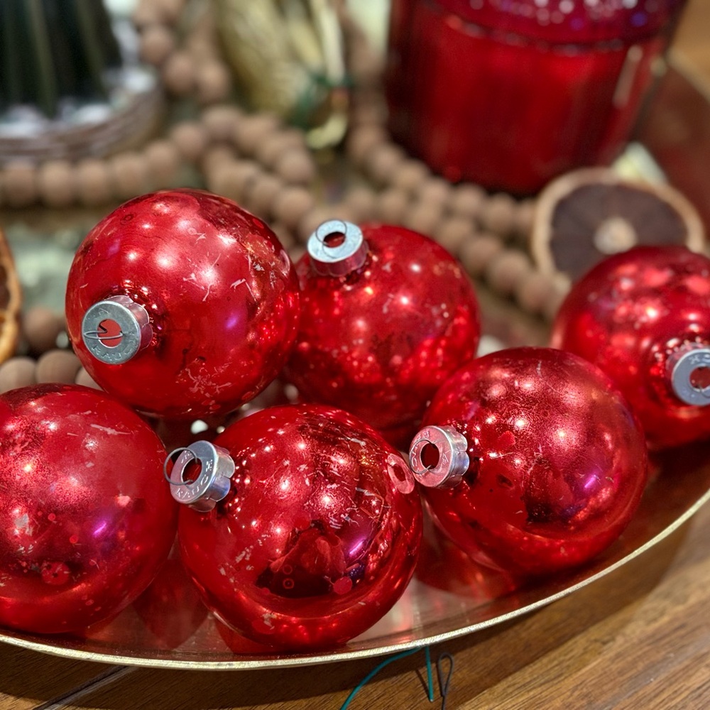 Vintage Rauch Red Ornaments